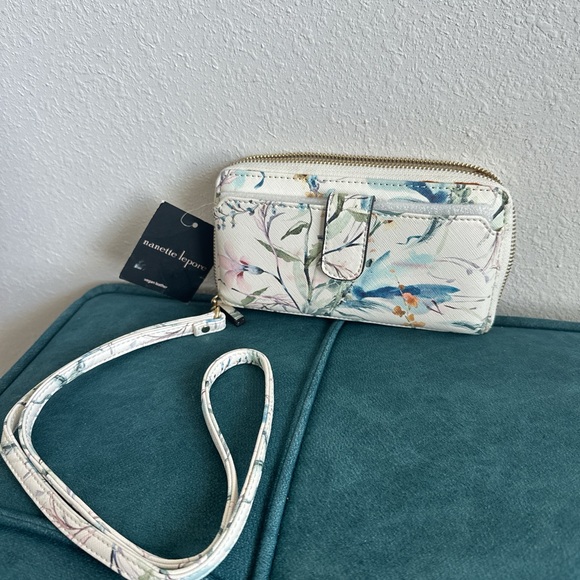 Nanette Lepore Cream Floral Wallet - Picture 4 of 4